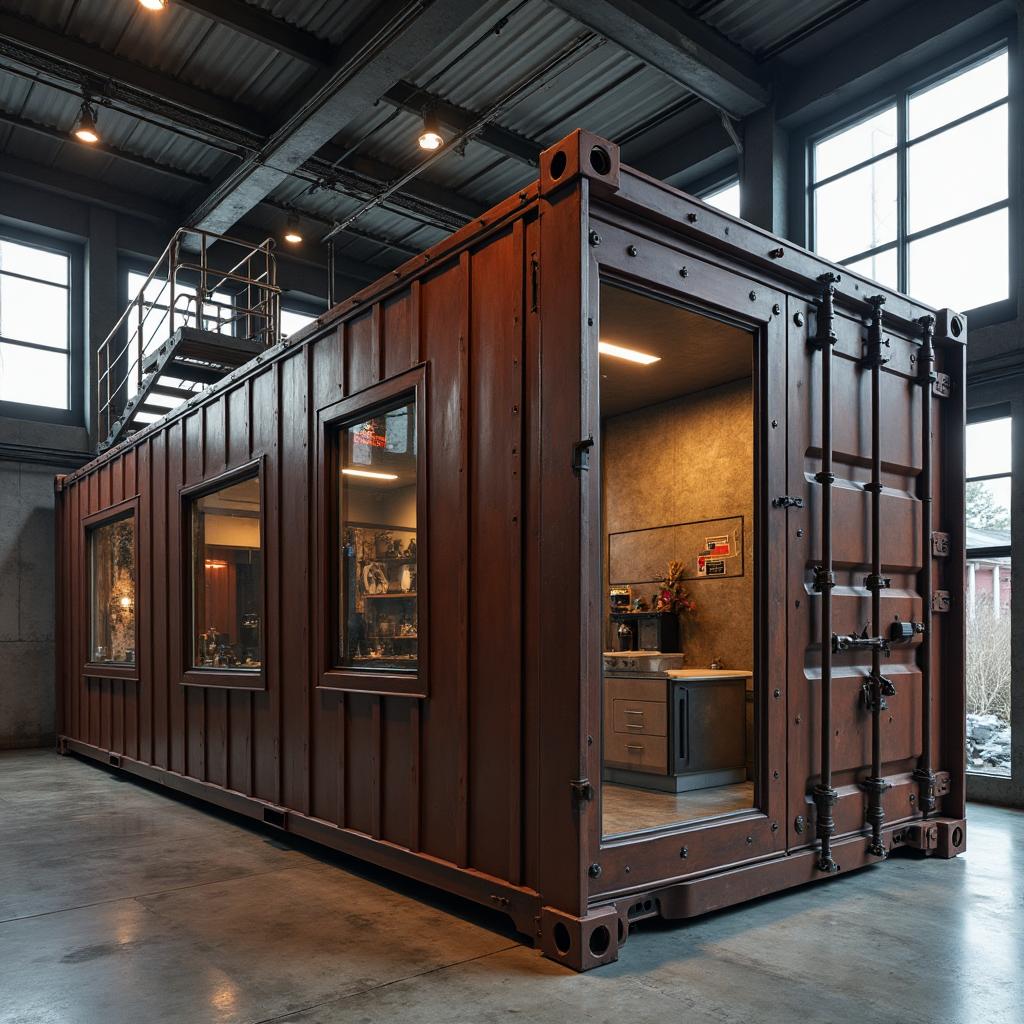 maison container style industriel - vue 1