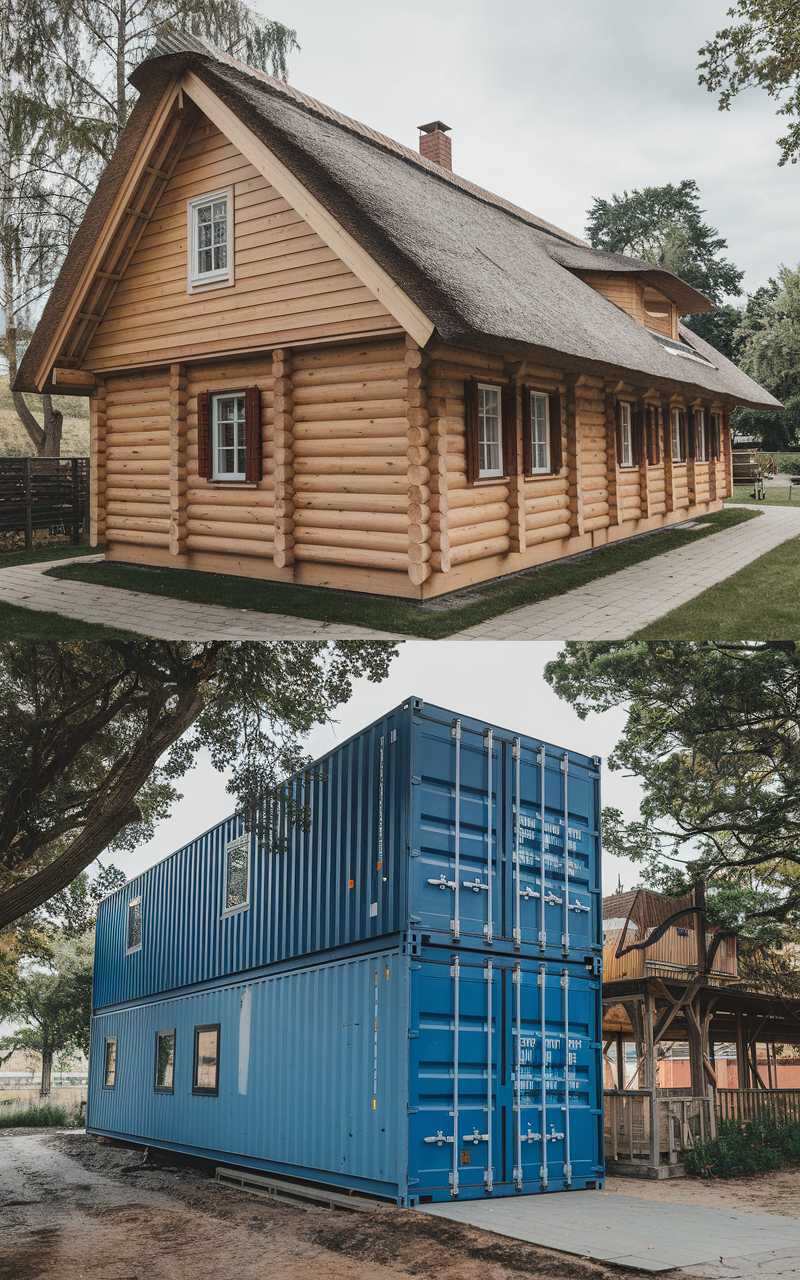 Maison container vs maison en bois : quel choix pour une construction durable