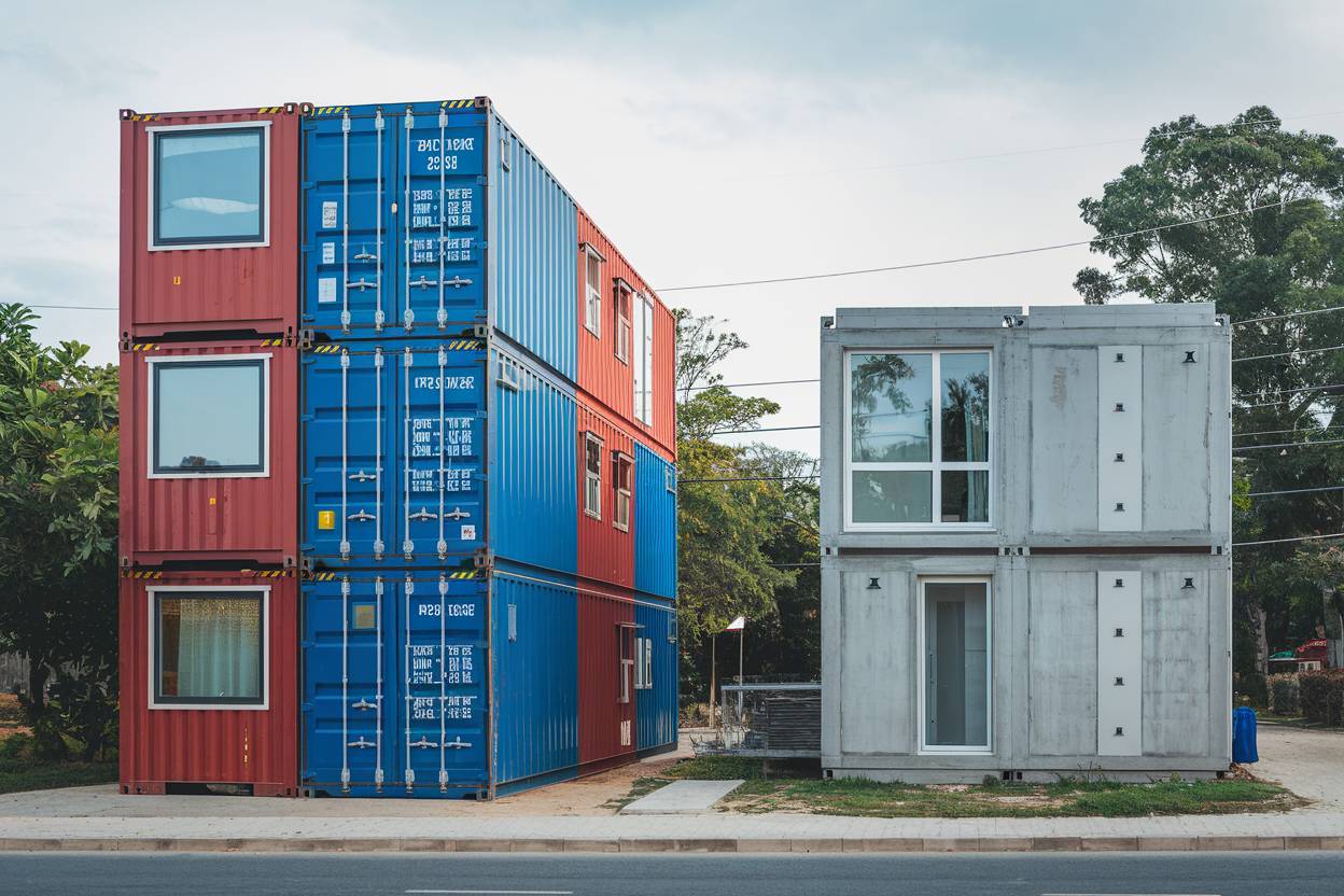 Maison container vs maison préfabriquée : quel choix pour construire son logement écologique ?