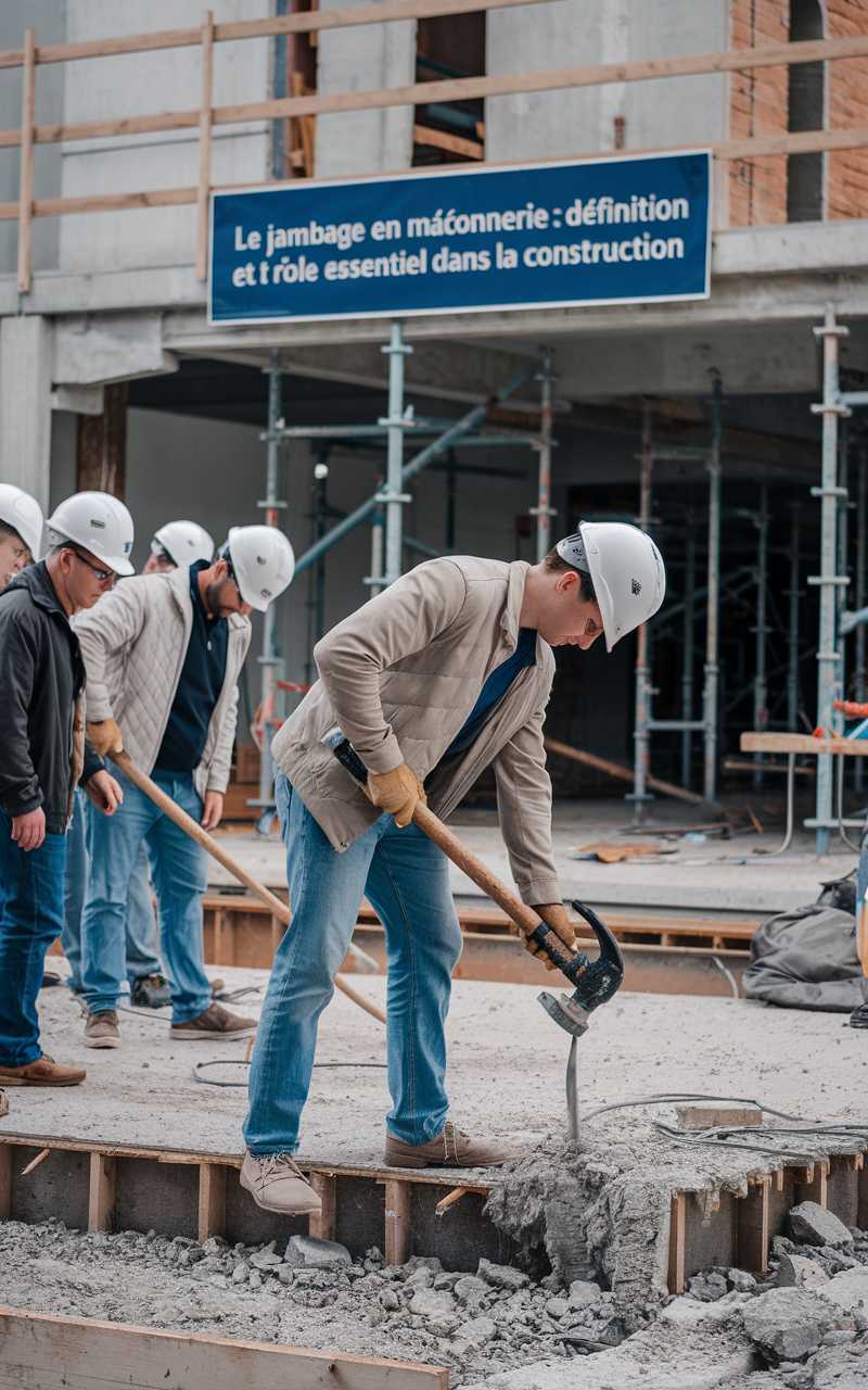 Le jambage en maçonnerie : définition et rôle essentiel dans la construction