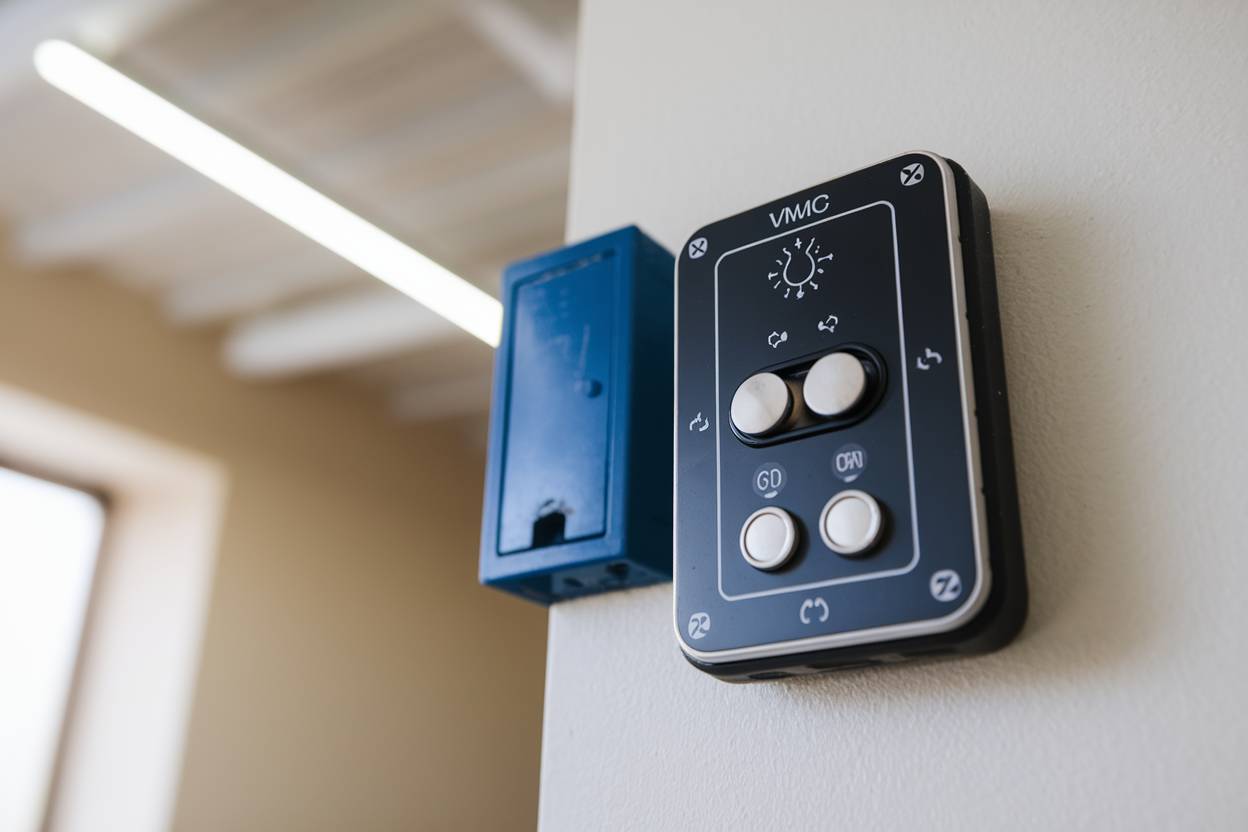 Installation et schéma de connexion d’un interrupteur 2 vitesses pour vmc avec fonction marche/arrêt