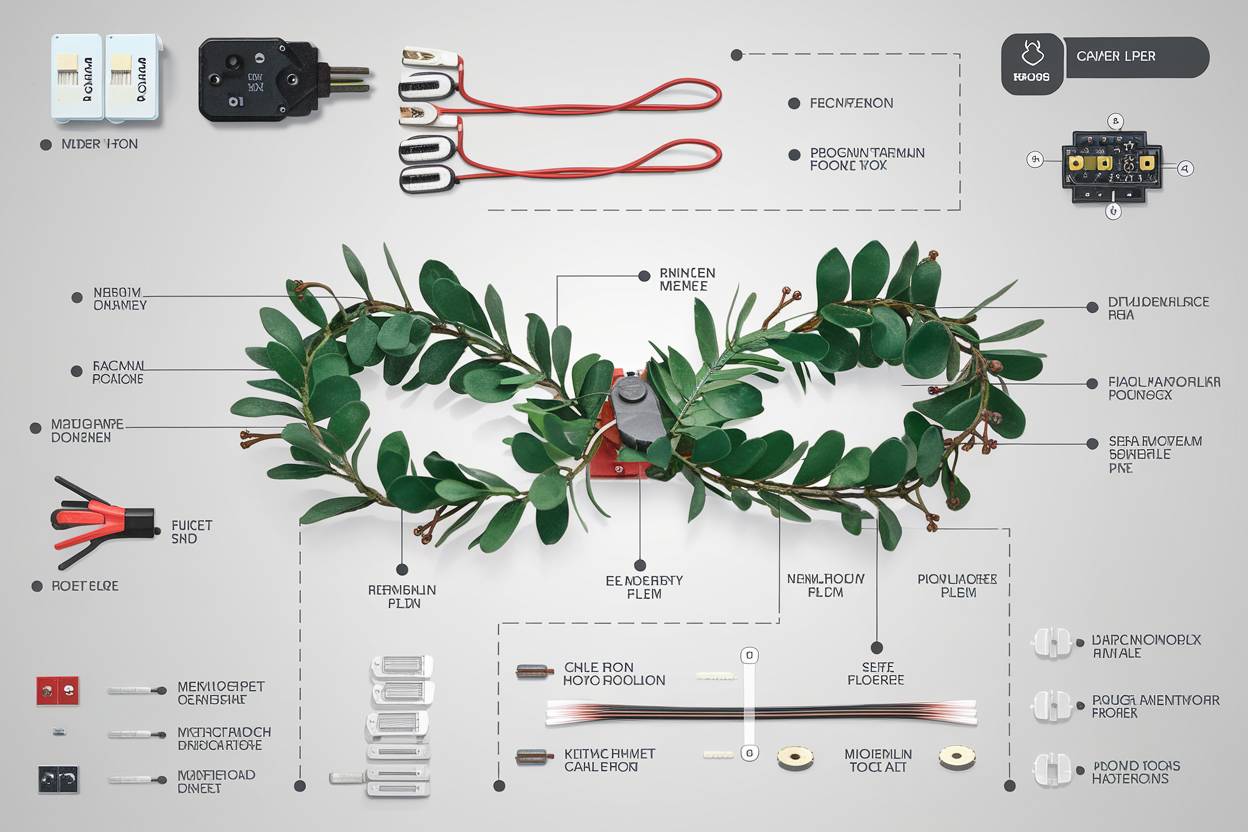 Guide complet : câblage et alimentation d’une guirlande led 3 fils – schéma électrique détaillé